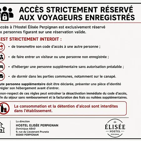 Hostel-elisee-perpignan Albergue *